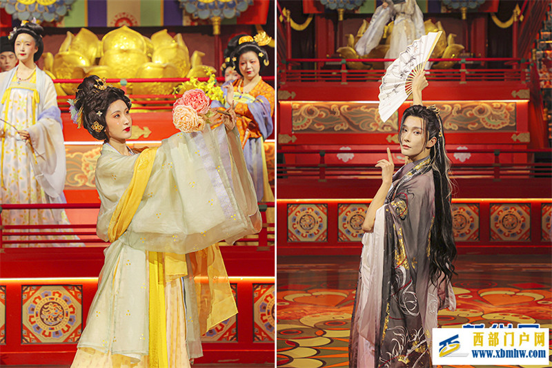 陕西西安:长安十二时辰国风跨年盛典迎新年 展传统文化魅力(图2) 陕西西安:长安十二时辰国风跨年盛典迎新年 展传统文化魅力(图2)