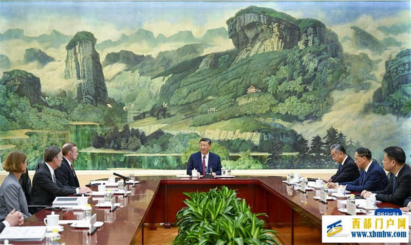 习近平会见美国总统国家安全事务助理沙利文(图2) 习近平会见美国总统国家安全事务助理沙利文(图2)