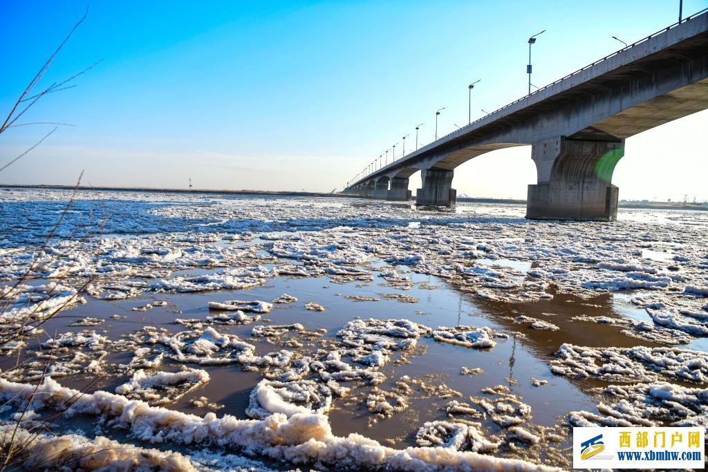 内蒙古包头：流凌盛景引游人(图9)